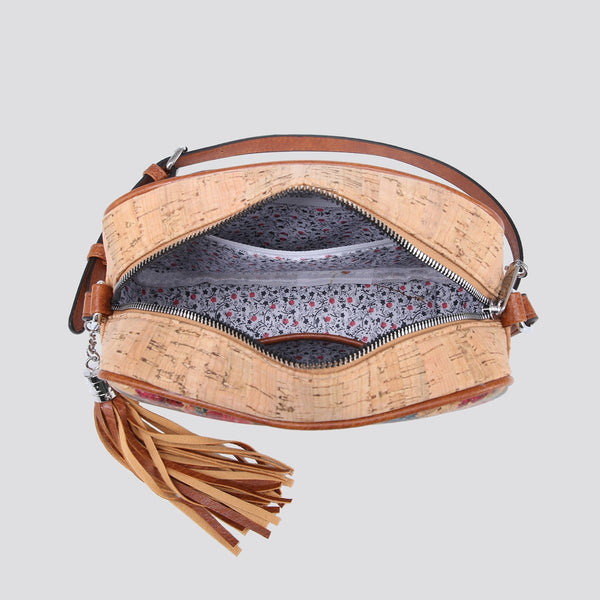 Cork X-Body Camera Bag - Flowers