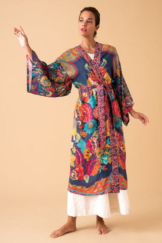 Kimono Gown - Vintage Floral
