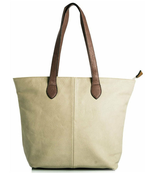 Ladies Tote Bag - Light Beige
