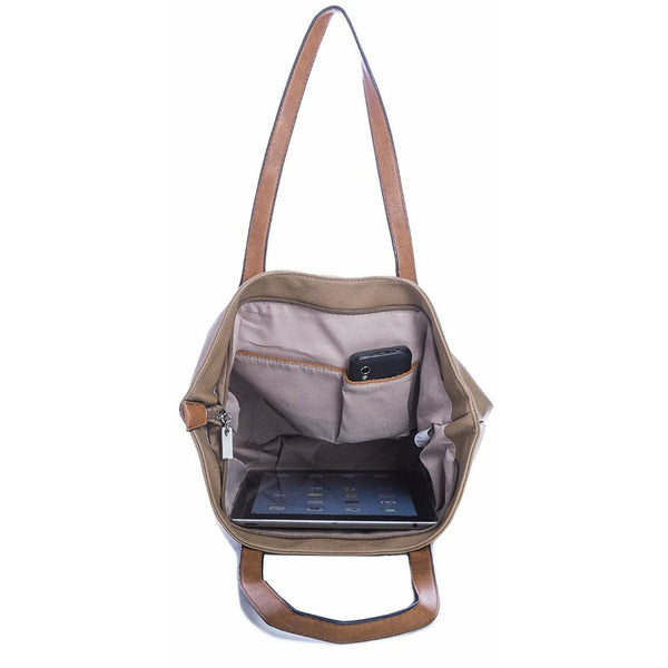 Ladies Tote Bag - Light Beige