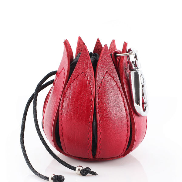 By-Lin Tulip Key ring - Red and Black