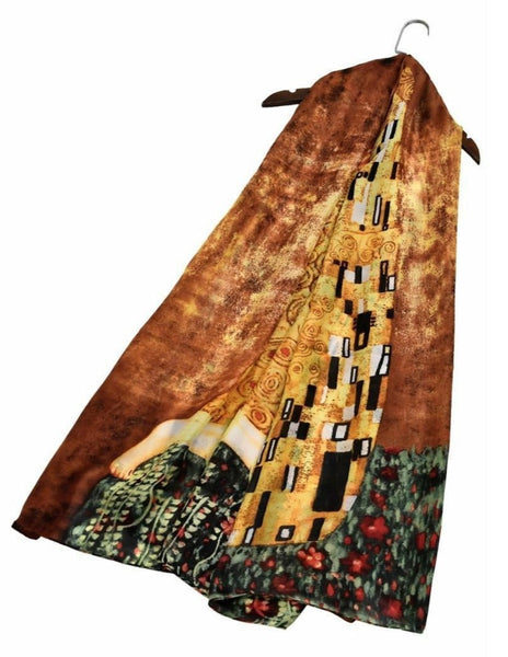 Klimt The Kiss Print  Scarf