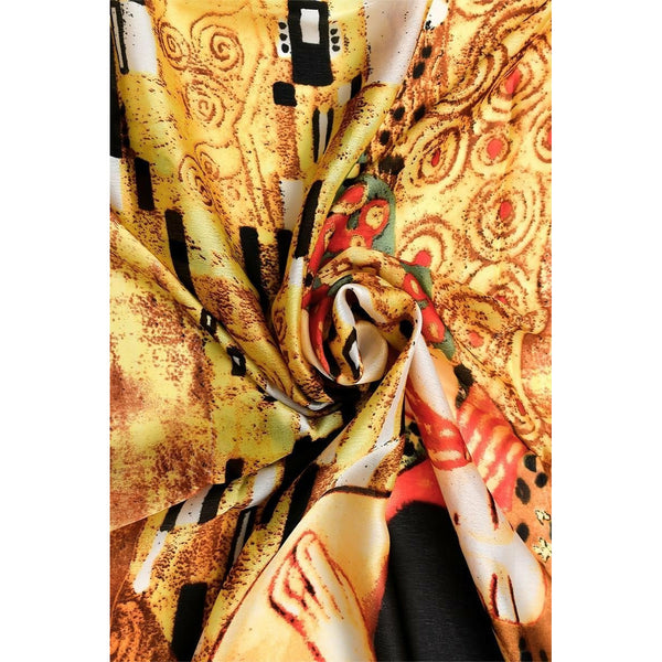 Klimt The Kiss Print  Scarf