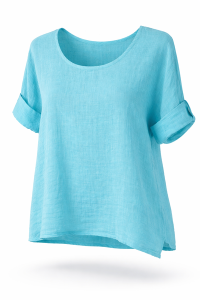 Cotton Top - Aqua