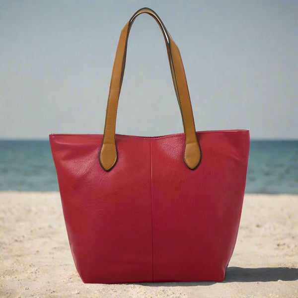 Ladies Tote Bag - Red