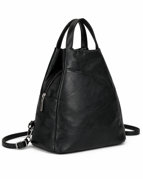 Backpack Handbag - Black