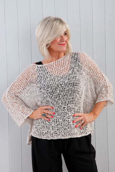 Popcorn Top - White