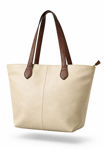 Ladies Tote Bag - Light Beige