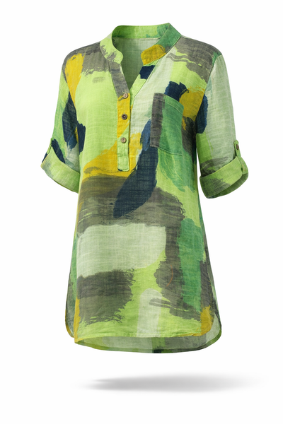Abstract Splash Design - Lime