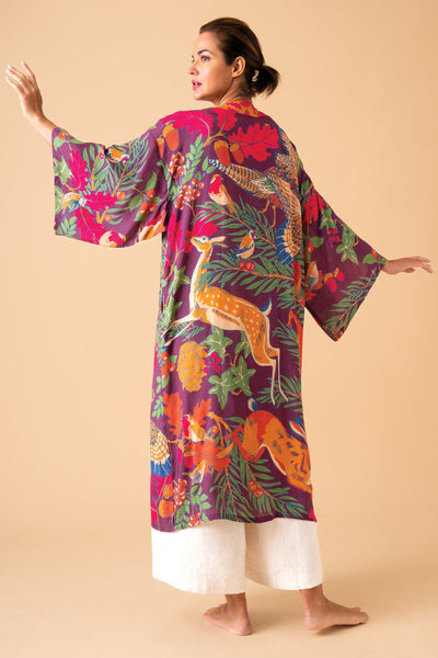 Kimono Gown - Winter Wonderland