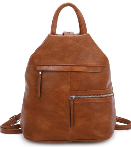 Backpack Handbag - Brown