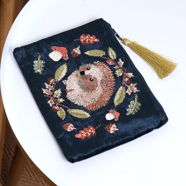 Happy Hedgehog Make-Up Purse