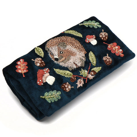 Happy Hedgehog Jewellery Roll