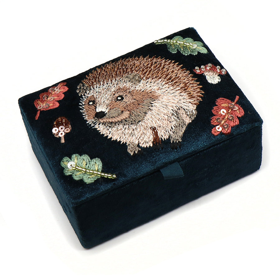 Happy Hedgehog Trinket Box