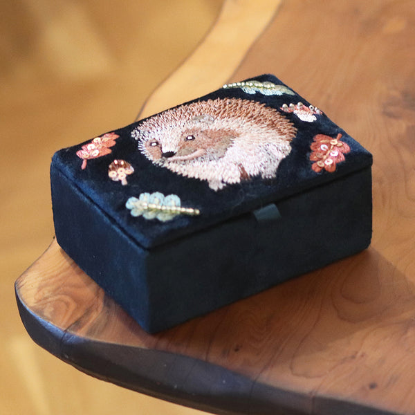 Happy Hedgehog Trinket Box