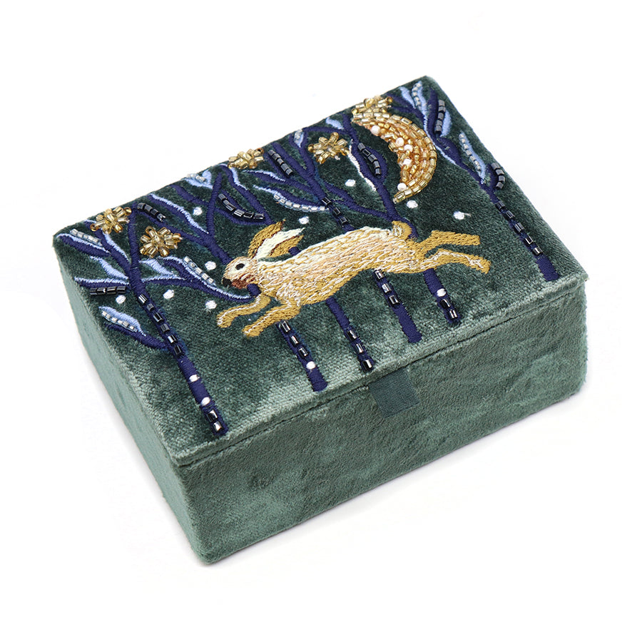 Lavenham Leaping Hare Trinket Box
