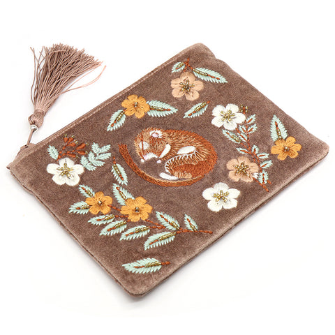 Sleeping Dormouse Make-Up Purse
