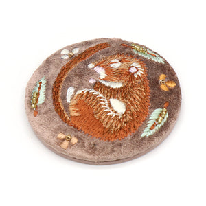 Sleeping Dormouse Pocket Mirror