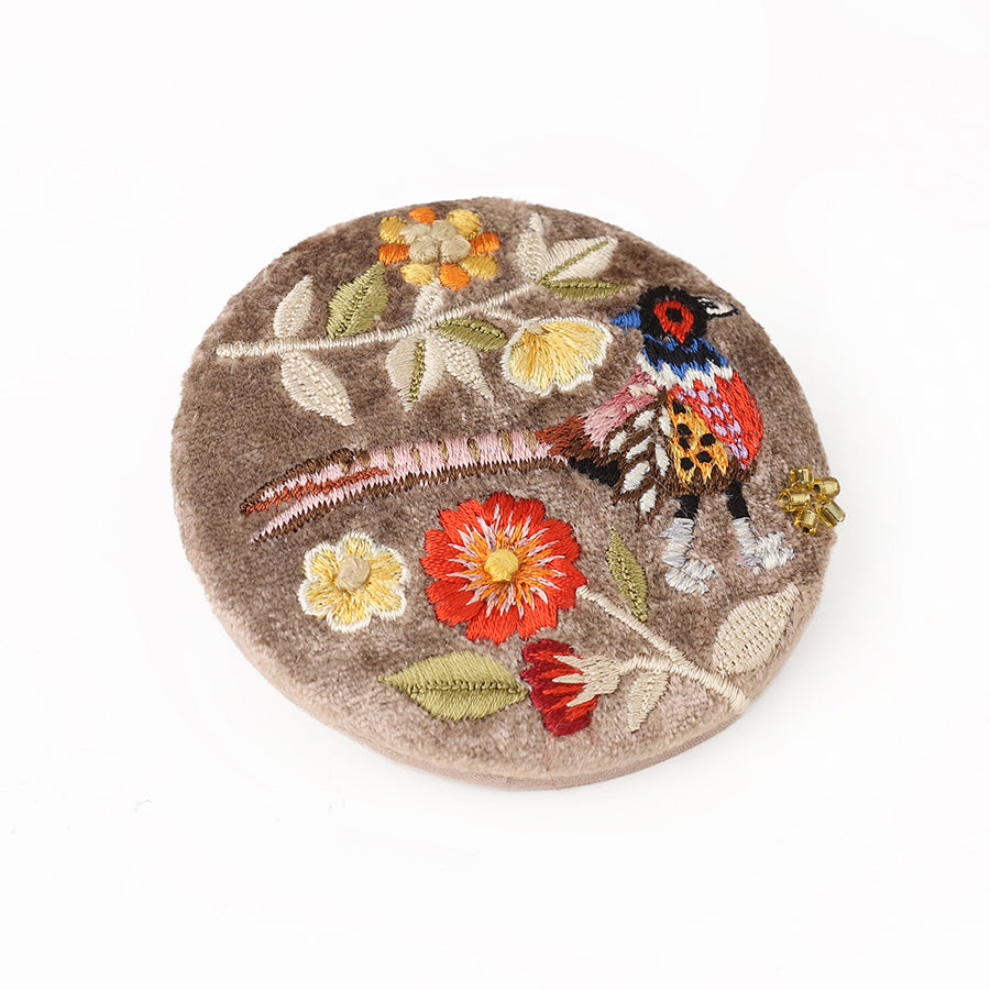Pheasant Pocket Mirror