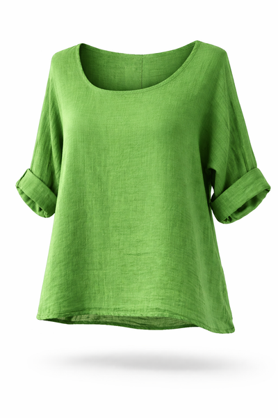 Cotton Top - Apple Green