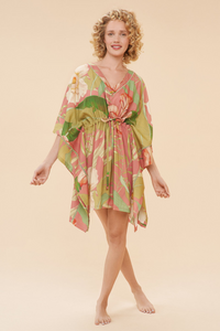 Beach Cover Up - Delicate Tropical Candy