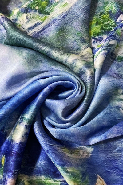 Monet Water Lilies Print Scarf