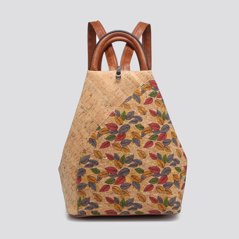 Cork Backpack - Leaves