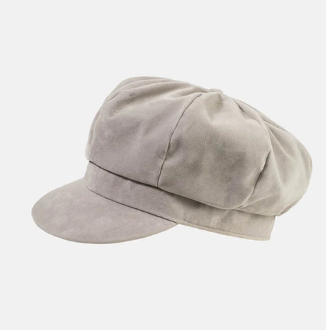 Proppa Toppa Waterproof Baker Boy Cap - Light Grey
