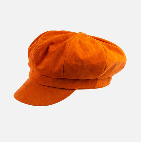 Proppa Toppa Waterproof Baker Boy Cap - Tangerine