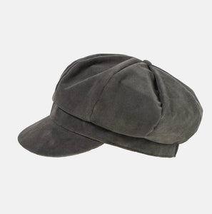 Proppa Toppa Waterproof Baker Boy Cap - Grey