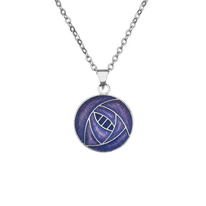 Rennie Mackintosh Rose Necklace - Purple