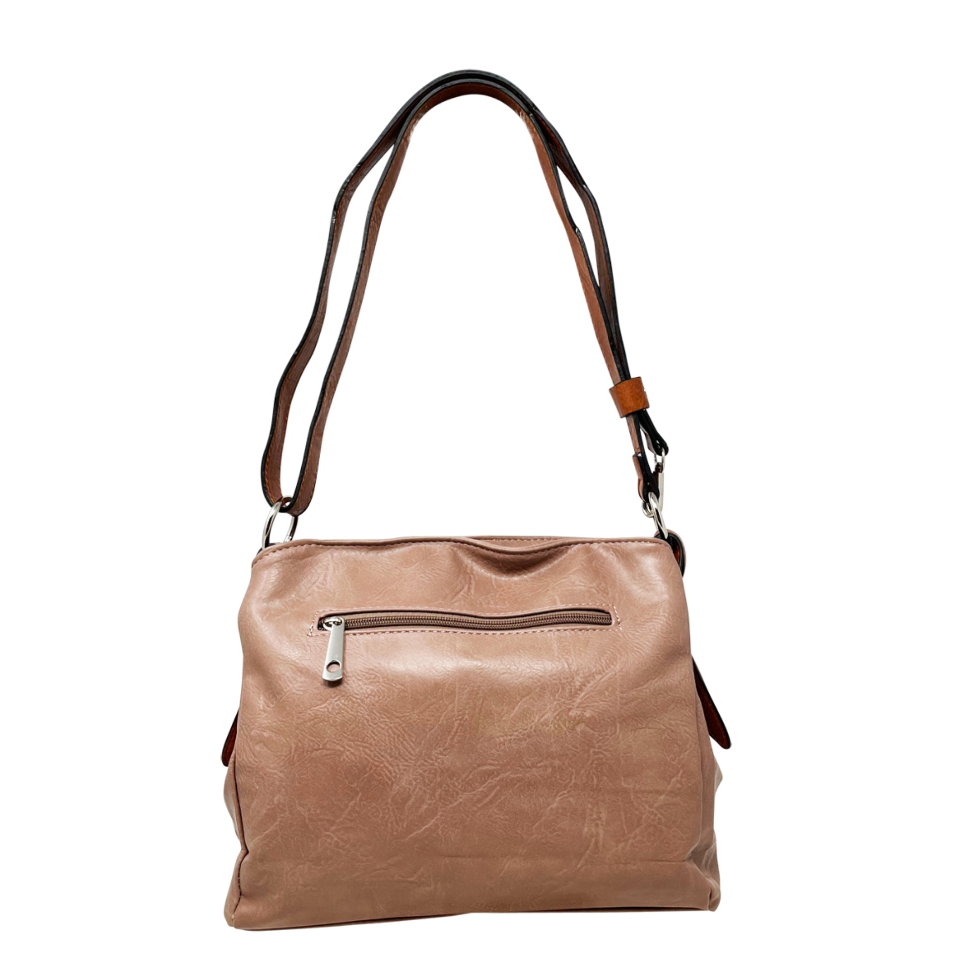 Shoulder Cross Body Bag - Beige/Brown