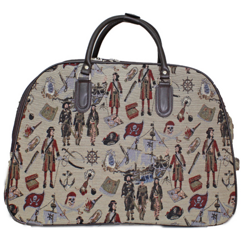 Tapestry Trolley/Luggage Bag - Pirates