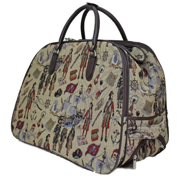 Tapestry Trolley/Luggage Bag - Pirates