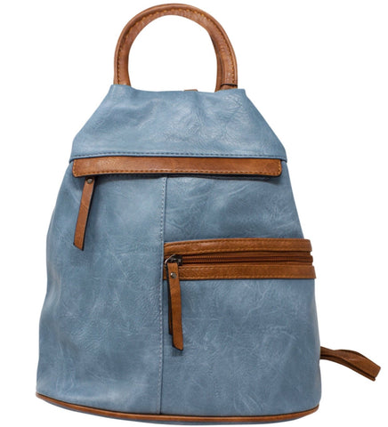 Backpack Handbag - Light Blue