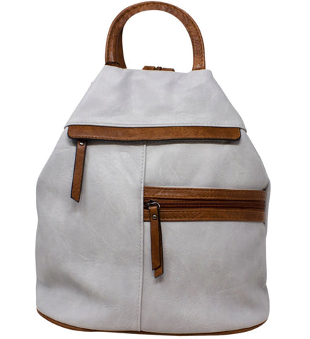 Backpack Handbag - Light Grey