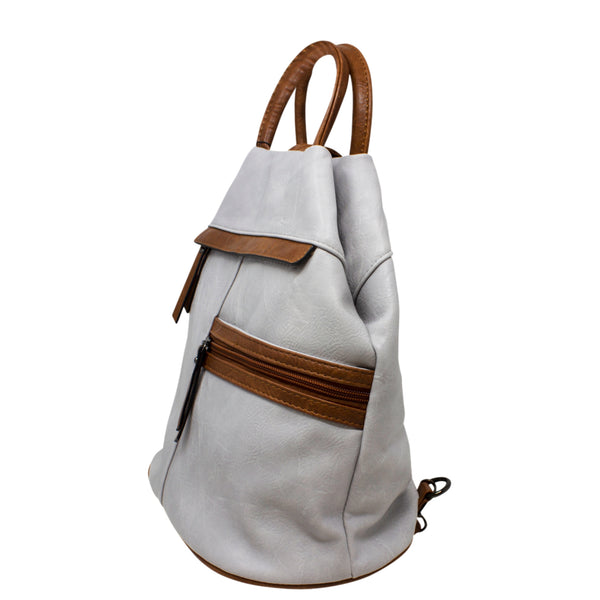 Backpack Handbag - Light Grey