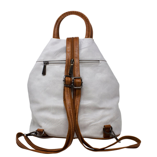 Backpack Handbag - Light Grey