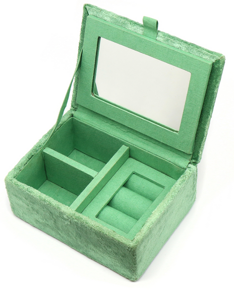 Floral Badger Trinket Box