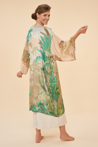 Kimono Gown - Oasis Coconut