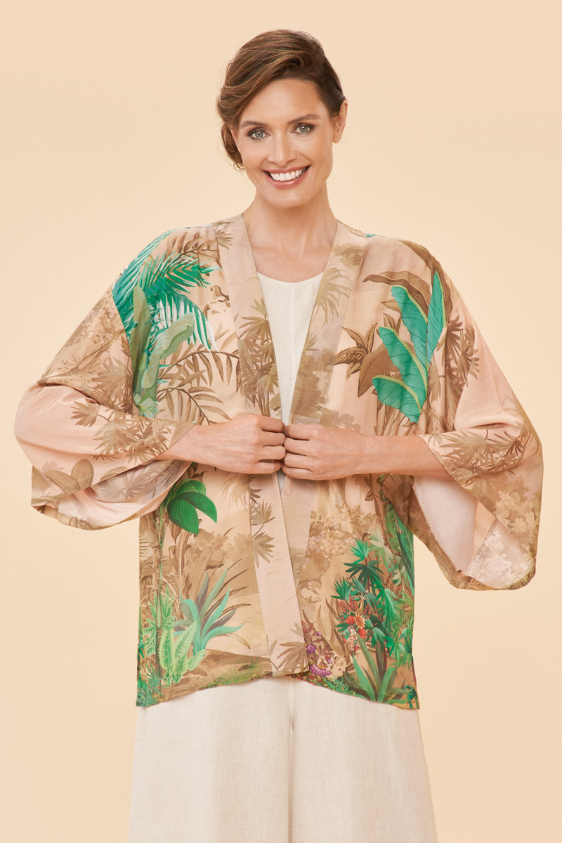 Oasis Kimono Jacket in Coconut