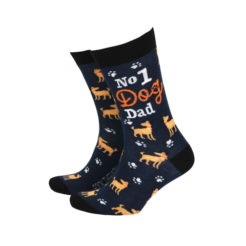 No 1 Dog Dad - Men's Socks