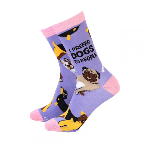 I Prefer Dogs to People  - Women's Socks