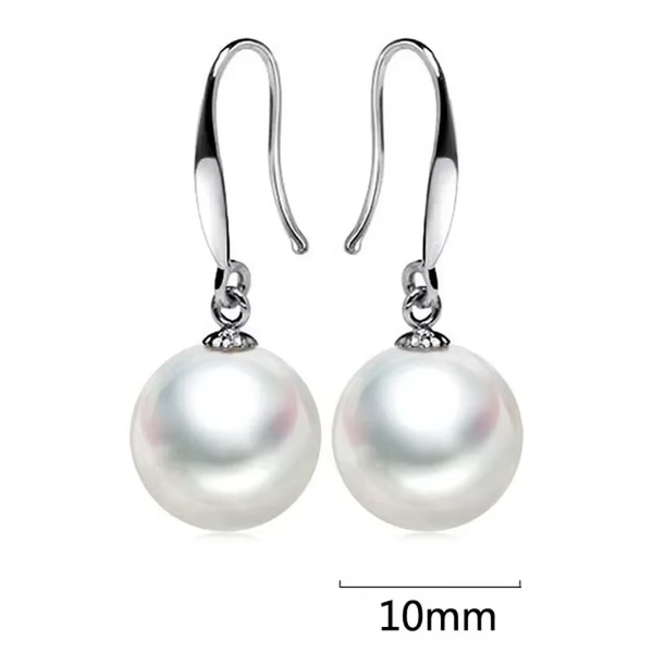 925 Sterling Silver  Freshwater Pearl Drop Earrings