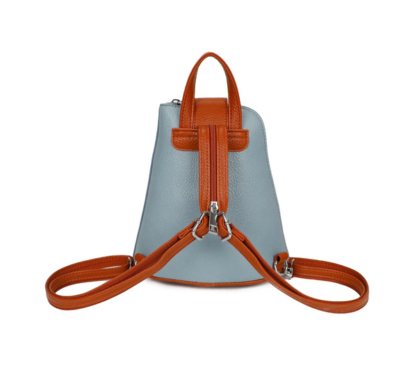 Mini Backpack Handbag - Light Blue