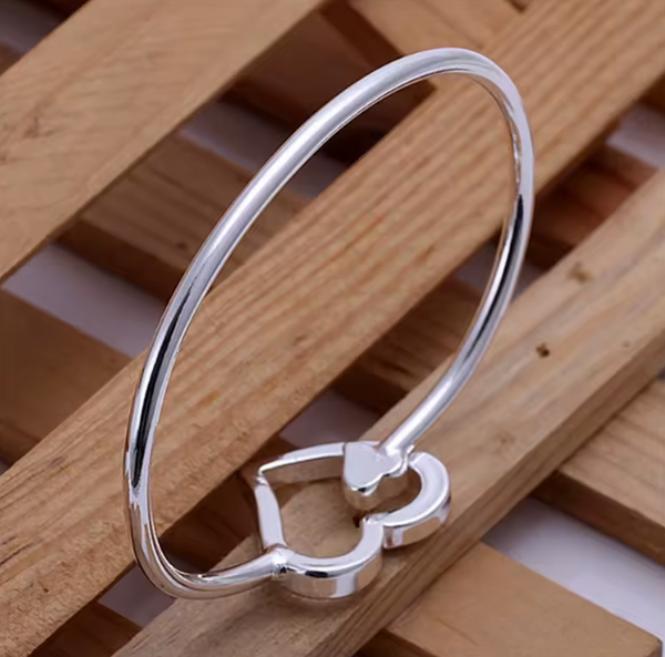 Heart Silver Bracelet
