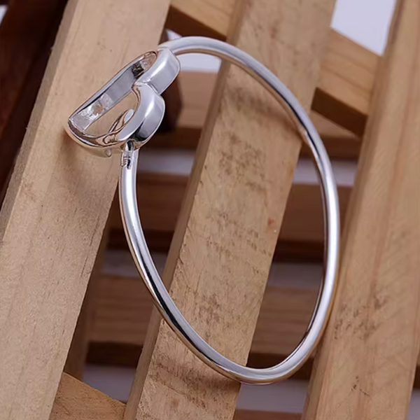 Heart Silver Bracelet