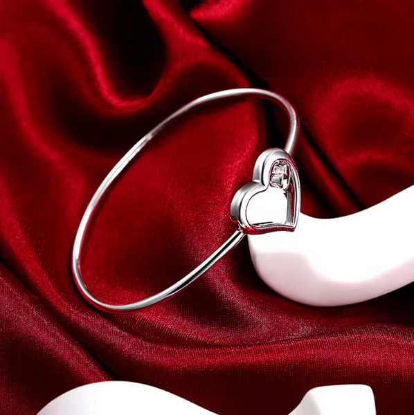 Heart Silver Bracelet