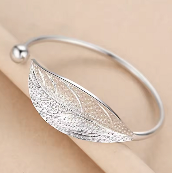 Leaf Silver Bracelet