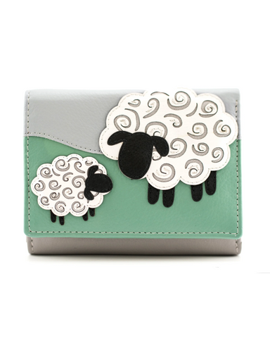 Sheep Tri Fold Purse - Mala Leather